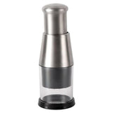 Garlic Press Handheld Food Chopper and Dicer - 45-Degree Angle