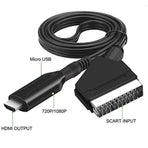 SCART to HDMI Converter Adapter 1080P Plug and Play