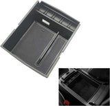 1pc Car Center Console Armrest Organizer Storage Box Tray Insert Black Fit for Subaru Outback 2015-2019 Auto Storage Tray LiMePng - Front View
