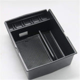 1pc Car Center Console Armrest Organizer Storage Box Tray Insert Black Fit for Subaru Outback 2015-2019 Auto Storage Tray LiMePng - Side View