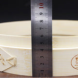 Natural Bamboo Steamer Heightening Ring Deep Steamer 7-13inch Bamboo Steamer’s Circle to Add Height, Increase Steamer Height of 4 CM