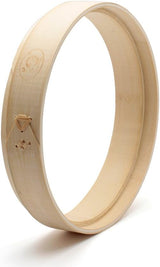 Natural Bamboo Steamer Heightening Ring Deep Steamer 7-13inch Bamboo Steamer’s Circle to Add Height, Increase Steamer Height of 4 CM