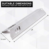 Heat Tents for Dynaglo Dyna-Glo DGF493BNP, Backyard Grill BY13-101-001-12 BY14-101-001-02, BHG BH13-101-099-01 BH15-101-099-02 GBC1562W Grills, 4-Pack Heat Plates Heat Shields