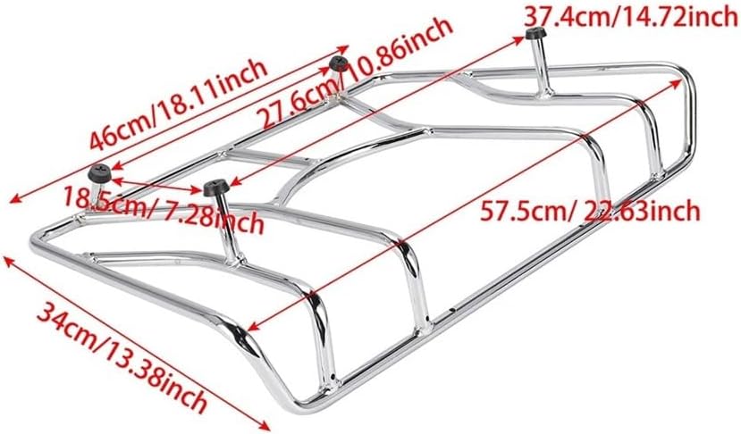 Luggage Bracket Rear Motorcycle Accessories Luggage Rack Rear Luggage Rack Tour Trunk Rack for 2010-2018 for ca&n-am for Spyder RT SM6
