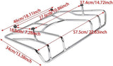 Luggage Bracket Rear Motorcycle Accessories Luggage Rack Rear Luggage Rack Tour Trunk Rack for 2010-2018 for ca&n-am for Spyder RT SM6 - Side View