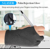 Artist Drawing Glove Digital Art Glove for Sketching Drawing Gloves for Tablet Paper Coloring Stylus Pen - Side View