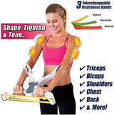 3 Pack Power Resistance Band Fit for Upper Body Wonder Arm Workout Fitness Machine - Side View