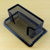 4 Pcs Desktop Mesh Business Card Holder Memo Holder for School Office Desk - Top-Down View