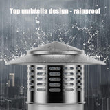 8 Inch Round Chimney Cap, 8 Inch Chimney Cap with Screen, Stove Pipe Topper, 304 Stainless Steel(Full Width: 8in, Interior Width: 7.87in)