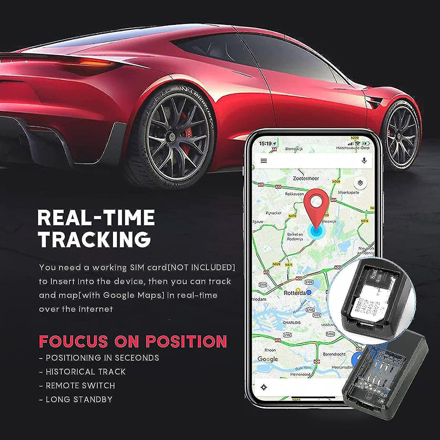 Magnetic Gps Tracker Gps Live Tracking Locator Device Magnetic Mini Car Tracker - jue