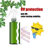 Spray Bottle For Hair - (7oz/2 Pack)-Premium Leak-Proof Travel Bottles - UV Protection Plastic Spray Bottle For Hair - Multi Purpose use Durable （Green）