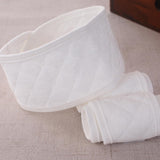 6pcs Cotton Baby Belly Band Infant Umbilical Cord Soft Newborn Navel Belt (White)