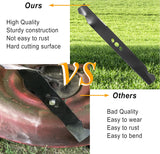 2105300125A Blade 1 Pack, MNA152505 MNA152701 Lawn Mower Blade Compatible with Hyper Tough 20 Inch Mower Blade - Front View