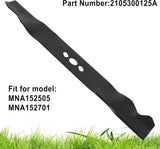 2105300125A Blade 1 Pack, MNA152505 MNA152701 Lawn Mower Blade Compatible with Hyper Tough 20 Inch Mower Blade - Side View