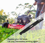 2105300125A Blade 1 Pack, MNA152505 MNA152701 Lawn Mower Blade Compatible with Hyper Tough 20 Inch Mower Blade - Top-Down View