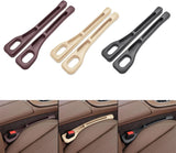 1 Pair Universal Car Seat Gap Plug Strip Side Seam Car Gap Filler Leak Proof Seat Gap Storage Organizer Interior Decoration(Black 1 Pair) - Side View