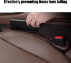 1 Pair Universal Car Seat Gap Plug Strip Side Seam Car Gap Filler Leak Proof Seat Gap Storage Organizer Interior Decoration(Black 1 Pair)