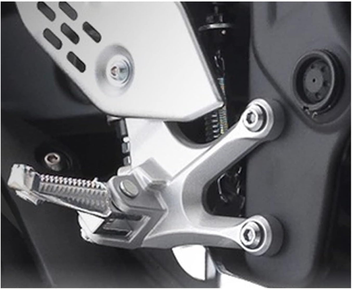 Front Footrest Foot Peg Pedal Compatible with Yamaha YZF R25 R3 MT25 MT03 2014-2023 Motorcycle Bracket (Color : Left Bracket)