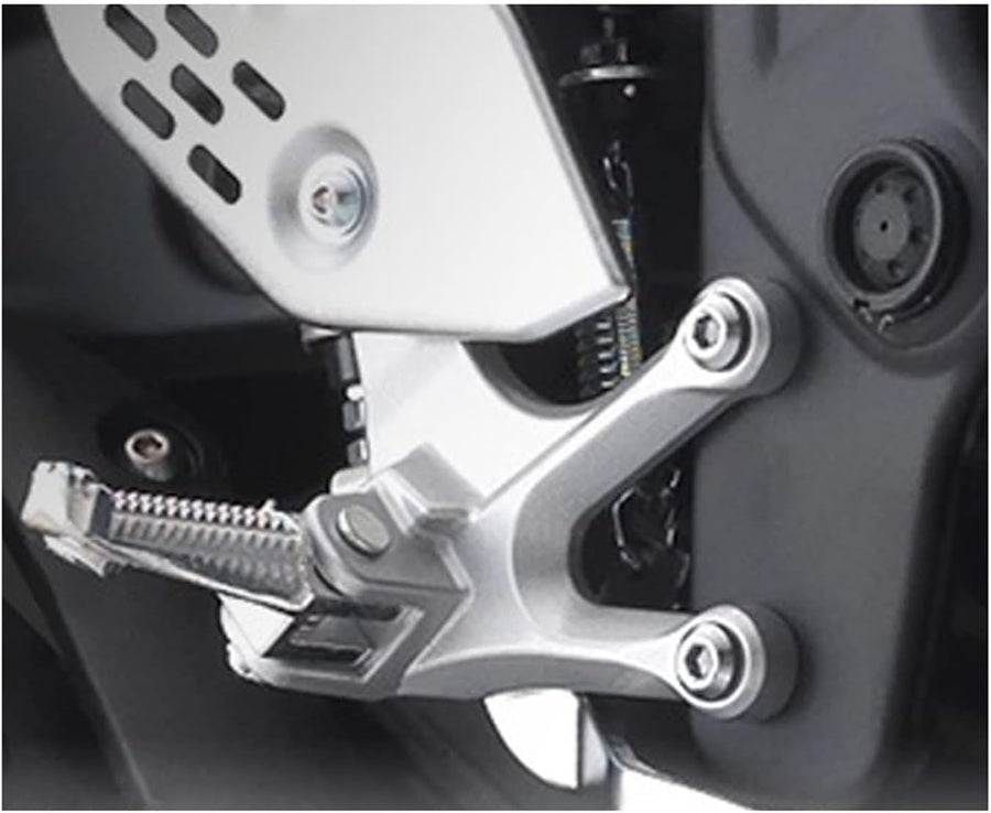 Front Footrest Foot Peg Pedal Compatible with Yamaha YZF R25 R3 MT25 MT03 2014-2023 Motorcycle Bracket (Color : Left Bracket)