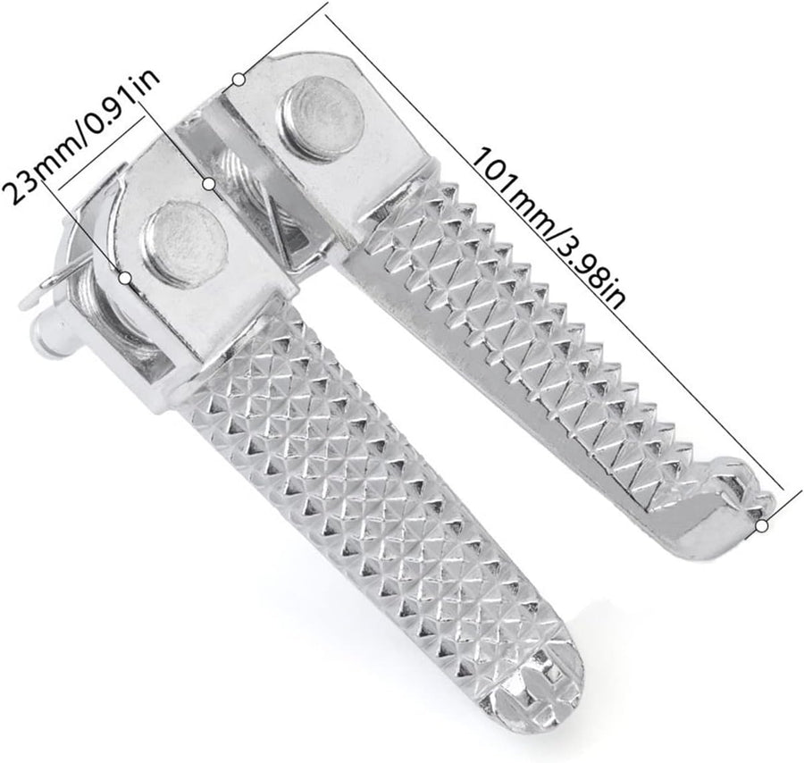 Front Footrest Foot Peg Pedal Compatible with Yamaha YZF R25 R3 MT25 MT03 2014-2023 Motorcycle Bracket (Color : Left Bracket)