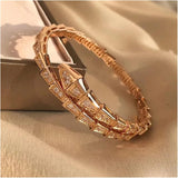 Bracelet Snake Shape Adjustable Bangle Fashion Classic Style Male Lady Couple Wedding Party Gift Bracelet Bracelet Ladies Jewelry
