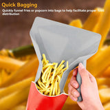 Popcorn Scoop, French Fry Scoop French Fry Bags Freeze Dryer Trays Harvest Right Freeze Dryer Commercial Food Preparation Equipment - Side View