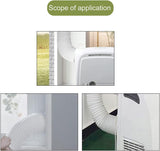 Air Conditioner Hose Connector, ABS Adjustable Exhaust Duct Interface Fitting Adapter for Midea 1.5P Mobile Air Conditioner KYR 35