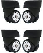 Replacement Luggage Wheels W046# S Size (Di Long) Replacement Plastic Wheels/Luggage Spinner Wheels (2 Pair/Set)