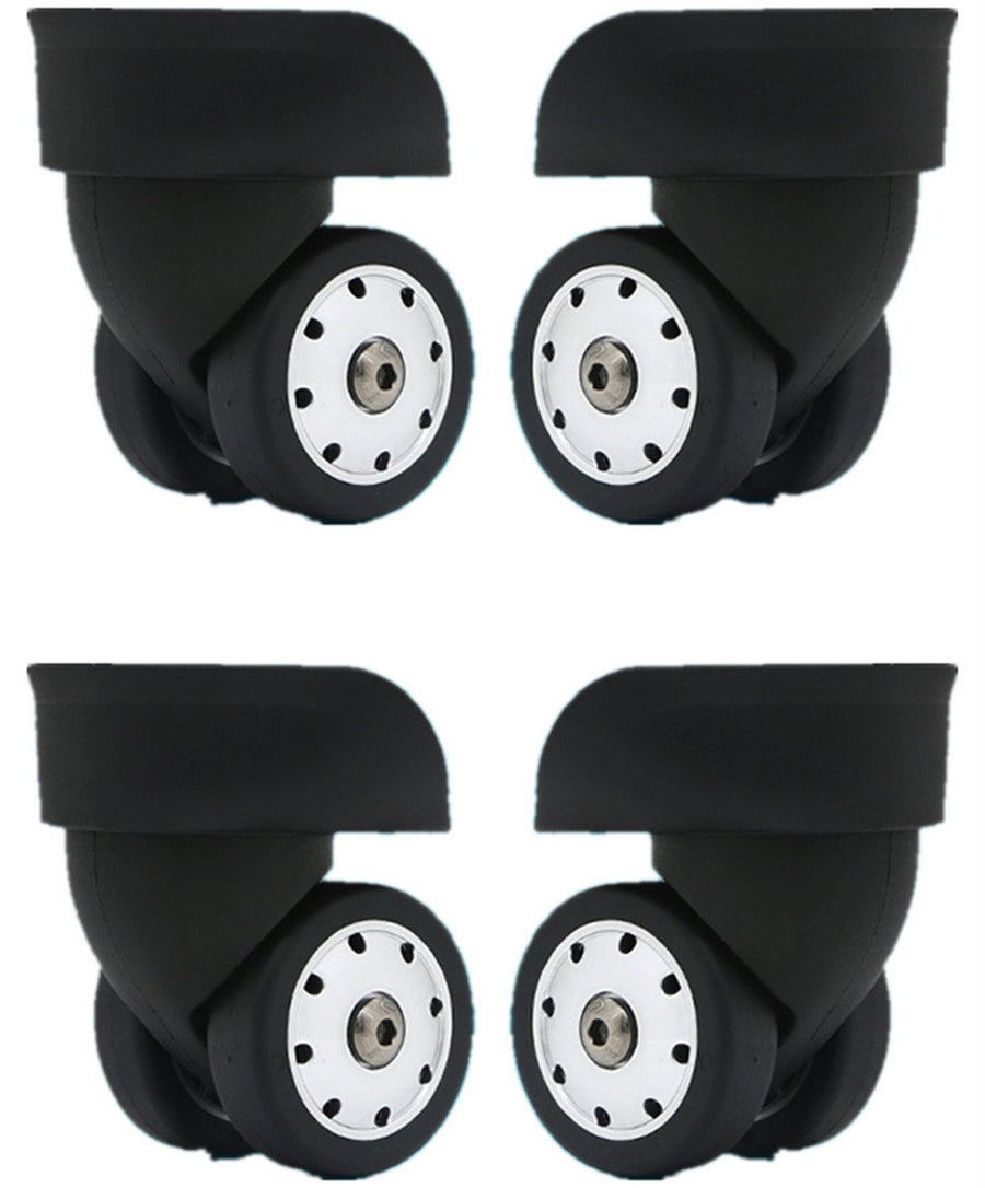 Replacement Luggage Wheels W046# S Size (Di Long) Replacement Plastic Wheels/Luggage Spinner Wheels (2 Pair/Set)