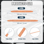 10pcs Universal Automotive Ground Straps, 10/12 inch Engine Ground Strap Kit Braided Copper Ground Straps Automotive Ground Strap Wire Ground Strap Connectors for Most Cars (Copper)
