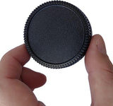 [4Pack] Rear Lens Cap Cover for Nikon AF AF-S SLR DSLR Cameras Lens,   Nikon D5100 D7500 D7000 D850 D810 D800 D750 D350 D3500 D3400 D3300 D3200 D3100 D5600 D5500 D5300 D90 D80 D70 - Top-Down View