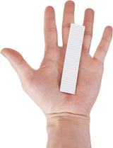 12 Pack White Multi Purpose Furniture Plastic Shims for Leveling Extreme Weight Capacity Wedges Easy to Snap Cut-to-fit Size Leveler for Toilet Shims, Doors, Windows, Sheds, Table - Side View