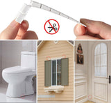 12 Pack White Multi Purpose Furniture Plastic Shims for Leveling Extreme Weight Capacity Wedges Easy to Snap Cut-to-fit Size Leveler for Toilet Shims, Doors, Windows, Sheds, Table
