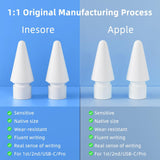 for Apple Pencil Tips Replacement,Compatible with Apple Pencil Pro/1st Generation/ 2nd Generation/USB-C (4 Pack) - Top-Down View