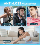 AirPod Strap with Magnetic,AirPod Lanyard Anti-Lost Cord for Sports Anti-Loss, AirPod Accessories Compatible with AirPods 4 Case 2024, AirPod Pro 2nd/1st, AirPod 3, AirPod 2/1- White 1 Pack
