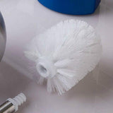 2pcs Toilet Bowl Brush Replacement Head, Universal Toilet Brush Head, Plastic Replacement Toilet Bowl Brush Head, Hotel Home Cleaning Tool Fit for Most of Cleaning Holders - Front View