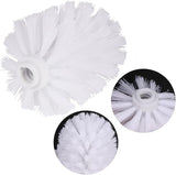 2pcs Toilet Bowl Brush Replacement Head, Universal Toilet Brush Head, Plastic Replacement Toilet Bowl Brush Head, Hotel Home Cleaning Tool Fit for Most of Cleaning Holders