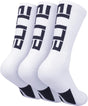 Elite Basketball Crew Socks for Men and Women, Cushion Performance Athletic Basketball Socks