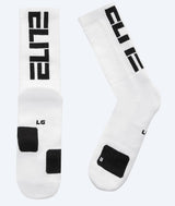 Elite Basketball Crew Socks for Men and Women, Cushion Performance Athletic Basketball Socks - Side View