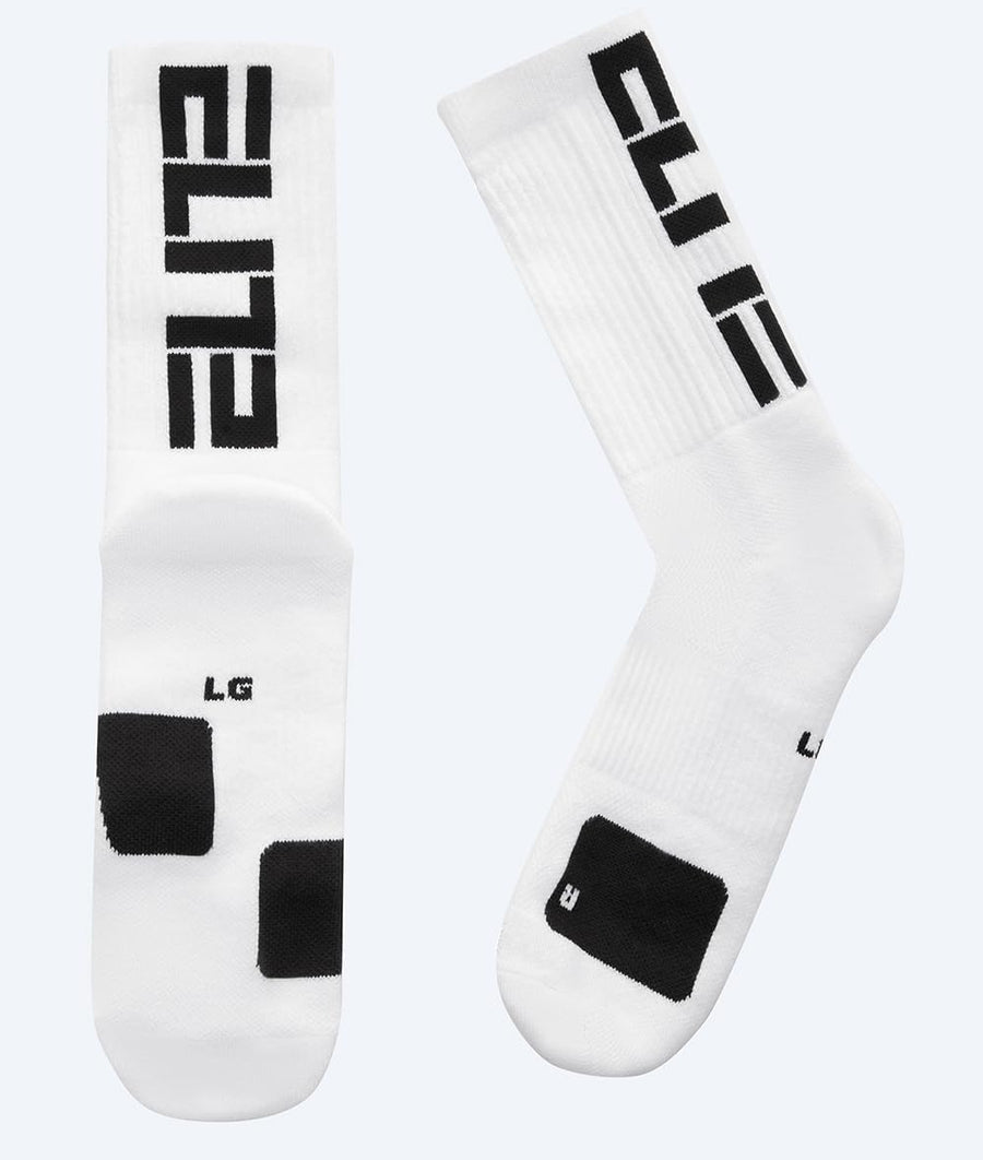 Elite Basketball Crew Socks for Men and Women, Cushion Performance Athletic Basketball Socks