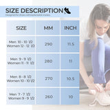 Plantar Fasciitis Feet Insoles, Arch Supports Orthotics Inserts Relieve Flat Feet for Men, Women, Orthotic Insoles for Foot Pain Mens 10-10 1/2 | Womens 12-12 1/2 - Top-Down View