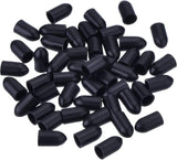 50 Pcs Pourers Dust Covers Olive Oil Liquor Bottle Pour Spout Cover Rubber Caps (Not Include the Spout)