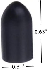 50 Pcs Pourers Dust Covers Olive Oil Liquor Bottle Pour Spout Cover Rubber Caps (Not Include the Spout) - Front View