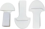 Toilet Seat Handle - Lift More, Less Mess -Easy Application 3 Pack White