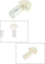Toilet Seat Handle - Lift More, Less Mess -Easy Application 3 Pack White