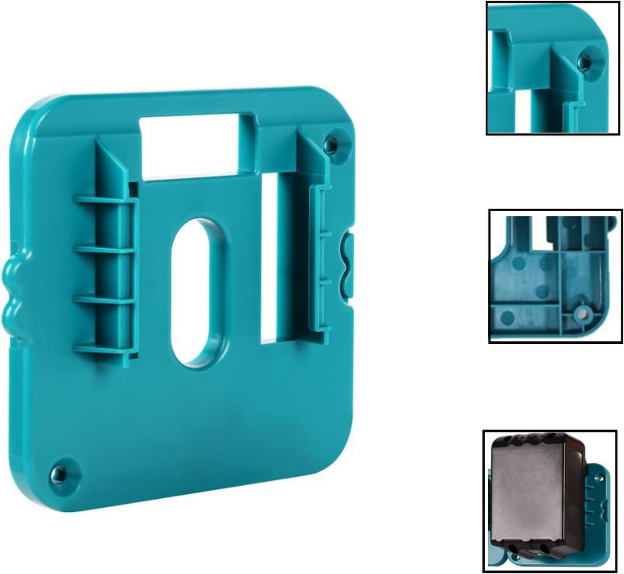 2 Pack m18 Battery Holder compatible with makita 18V Battery Mounts, compatible with makita tools, compatible with makita battery adapter, compatible with makita 18v tools