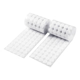 Velcro 10mm Round Self Adhesive 1000pcs White Nylon Silent Hook and Loop Fasteners for Kids Early Education