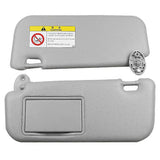 Compatible Car Visor for 2014 2015 2016 2017 with Mirror Gray Accessories 74320-02B21 74310-02K91