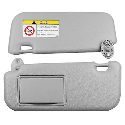 Compatible Car Visor for 2014 2015 2016 2017 with Mirror Gray Accessories 74320-02B21 74310-02K91
