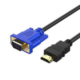 HDMI to VGA Cable 1.8m 1080P Full HD Support PC, Laptop, DVD, HD